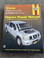 Nissan Haynes Repair Manual Titan 2004-2009 Armada 2005-2010 #72070 picture