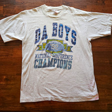VTG 1992 Dallas Cowboys Da Boys NFC Champions NFL T Shirt Size L Single Stitch picture