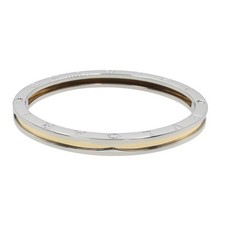 BVLGARI 18K Yellow Gold SS B-zero 1 Bangle Bracelet Excellent A3078 picture