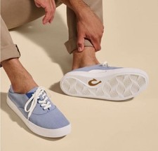 NEW Olukai Tradewind Sneakers Mist Grey Size 10 picture