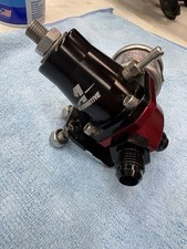 Aeromotive Compact EFI Fuel Pressure Regulator 13105 Red Black -6 AN Adjustable picture
