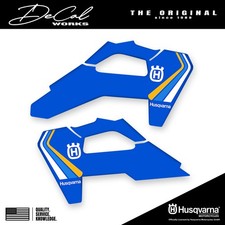 Officially Licensed Husqvarna Blue Heritage Design Replica Rad Shroud Graphic... picture