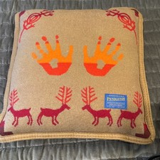 Pendleton Rock Art Helping Hands Pillow Southwestern Discontinued Made In USA  picture