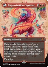 MTG SOS *FOIL* M Improvisation Capstone (Borderless) #294 NM picture