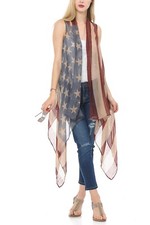 Women’s American USA Flag Scarf Shawl picture