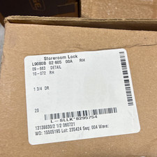 Schlage L9080B Storeroom Lock Right-Handed, MPN L9080B 02 605 00A picture