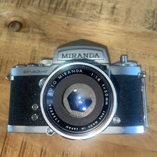 Vintage Miranda Sensomat RE 50mm SLR Camera For Parts / Display f:1.8 SHUTTERS picture