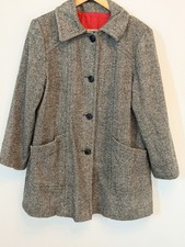 Vintage Bambi Fashions Houndstooth Coat Made in the USA picture