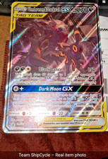 Jumbo Pokmon TCG Umbreon  Darkrai GX Black Star Promo Tag Team  Holo SM241 picture