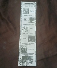 Poison Idea Tim/Kerr Records Promo Flyer Ad PNW 90s Hardcore Punk Portland picture