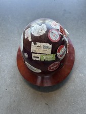 Vintage MSA Skullgard Brown Hard Hat picture