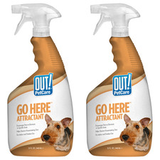 Out Go Here Dog Potty Training Attractant Spray 32 fl oz 2-Pack picture