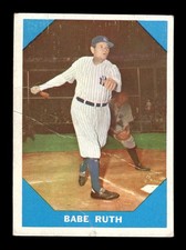 1960 Fleer Baseball Greats #3 Babe Ruth CREASED picture