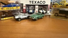 VTG 1963-70 Aurora Thunder Jet T-Jet #1358 HO ‘63 Jaguar XKE Olive Green SlotCar picture