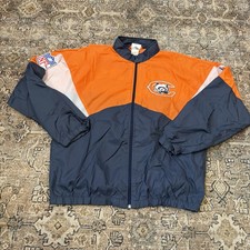 Vintage NFL Chicago Bears Apex One Lightweight Zip Up Jacket Size Medium Patches picture