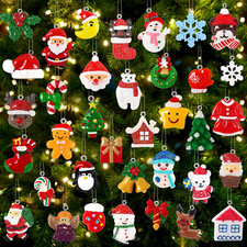 30pcs Mini Christmas Ornaments for Mini Tree Decorations Small Christmas Orn. picture