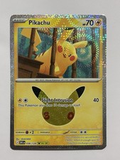 Pikachu 36/128 -  14/30 Pokémon 30th Celebration Holo NM picture