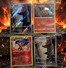 Pokemon 8-Card Charizard Lineage Lot + Mini Portfolio NM Boundaries Crossed/151 picture