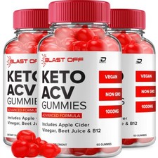 (3 Pack) Blast Off Keto ACV Gummies Supplement - Blast Keto ACV Gummy picture