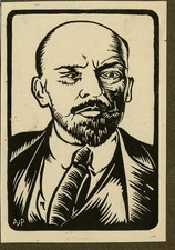 Antique Print-PORTRAIT-VLADIMIR LENIN-COMMUNIST-POLITICIAN-Polman-ca. 1940 picture