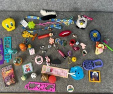 Small Junk Drawer Trinket Lot 1990's-2000’s Y2K Furby Tweety Winnie The Pooh picture