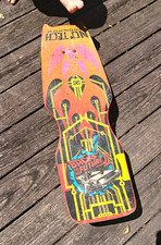 No Fear Back to the Future II Complete Skateboard Vintage Wood Multicolor picture