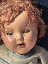 Vintage 1930s Shirley Temple 16” Composition Doll with original clothes picture