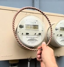 Smart Meter Copper Tensor Ring Sacred Cubit 6 Gauge picture