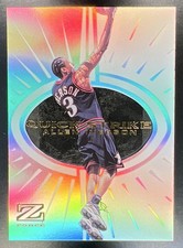 1997-98 Skybox Z-Force Allen Iverson #4 QS Quick Strike Acetate Insert 76ers picture