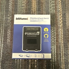 Bitfunx PSxMemCard Gen2 Memory Card OLED For PS1 PS one PS2 Save micro SD picture