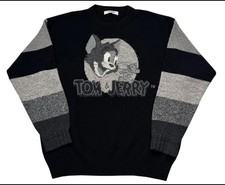 Vintage Iceberg Tom & Jerry Black / Grey Sweater (Size L)”Ichiro