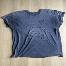 VTG Gradient Sun Faded Worn Work WIP Grunge FOTL Cotton T-Shirt Size 3XL picture