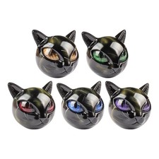 Luxury Black Cat Stone Statue Elegant Home Decor Art Gift Ornament US STOCK picture