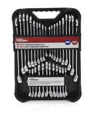 32-Piece Combination Wrench Set, SAE & Metric, Chrome Vanadium Steel, Standard & picture