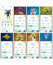 Poke AccGo|Lvl68|4653PokeCoins|398Legendaries|188Shinies|Instan Deliver 24/7 picture