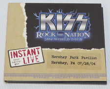 KISS OFFICIAL INSTANT LIVE 2 CD SET 2004 ROCK THE NATION HERSHEY PA 7/18/04 picture