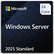 Genuine Windows Server 2025 Standard Edition - 24 Core/2VM, DVD, COA picture