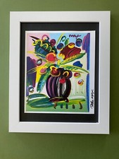 PETER MAX BEAUTIFUL SIGNED ART PRINT IN NEW FRAME POP ART HOME DECOR picture