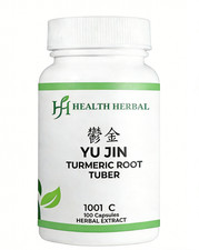 2 Bottles Health Herbal-Yu Jin/Turmeric Root Tuber 100 Capsules/Bottle picture