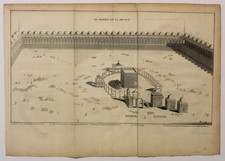 Antique Mecca Kaaba Engraving 1736 – Bernaerts Islamic Architecture Print picture