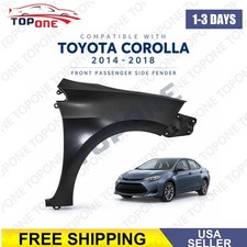 New Front Passenger Side Fender For 2014-2018 Toyota Corolla TO1241248 picture