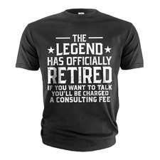 The Legend Has Officially Retired Shirt, Funny Retirement Gift, Retired Legend T picture