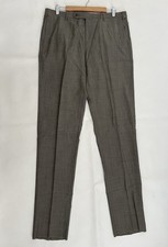 Zanella NWOT Parker Men’s 36 Unhemmed 100% Virgin Wool Dress Pants Made in Italy picture