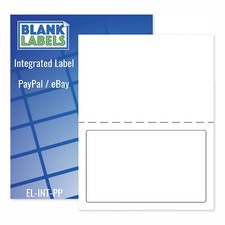 1000 Adhesive Labels w/ Tear off Paper Receipt. Ebay and Paypal Laser / Ink Jet picture