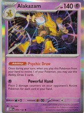 Alakazam 056/132 Holo Rare Pokémon Card NM XY Era Psychic Draw picture