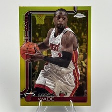 2025-26 Topps Chrome Dwayne Wade Yellow Refractor /275 #241 picture