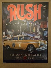 Rush FOIL Poster MSG 2026 Madison Square Garden NYC **SMALL UPPER CORNER DING** picture