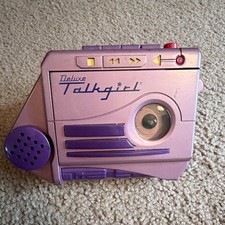 HTF Vintage 1993 Tiger Electronics Purple Deluxe Talkgirl For Parts Repair picture