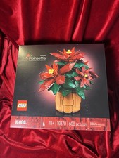 LEGO Botanicals Poinsettia (10370) Brand New Sealed In Box picture