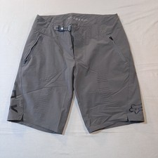 Fox Flexair MTB Shorts Men’s Size 36/11 Gray Lightweight Cycling Trail picture